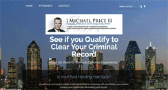 Desktop Screenshot of dallas-expunction-attorney.com
