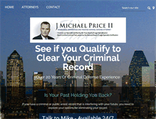 Tablet Screenshot of dallas-expunction-attorney.com